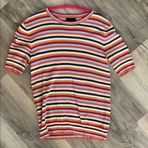 stripped knitted t-shirt